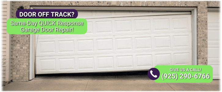 Garage Door Off Track In Dublin CA